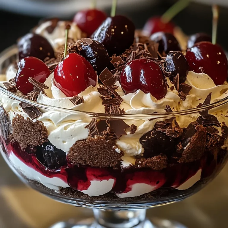 Black Forest Trifle for Christmas
