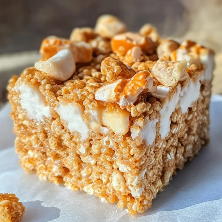 Butterfinger Rice Krispie Treats