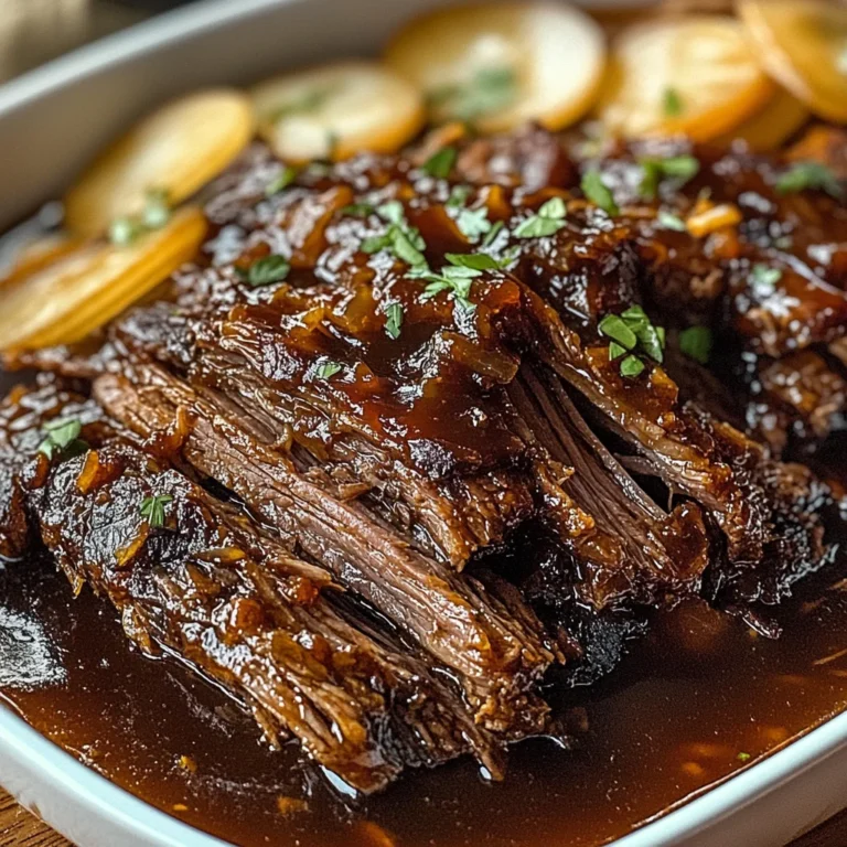 Caramelized Pulled Beef Brisket