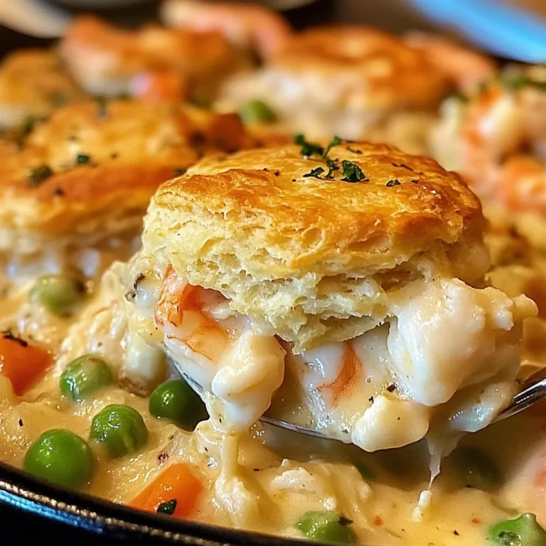 Cheddar Bay Biscuit Seafood Pot Pie: An Incredible Comforting Delight