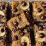 Chocolate Chip Banana Bars Recipe