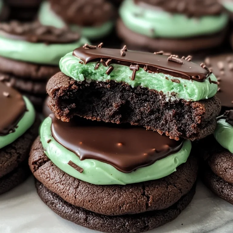 Chocolate Mint Cookies