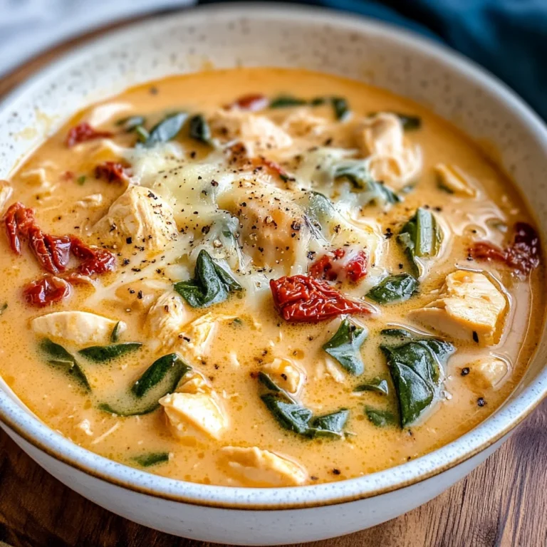 Creamy Marry Me Tuscan Chicken Soup