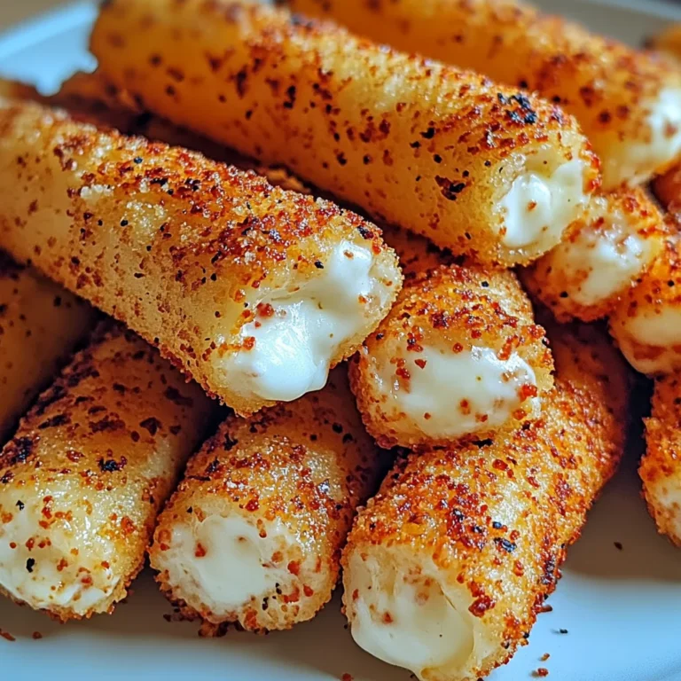 Crispy Air Fryer Mozzarella Sticks
