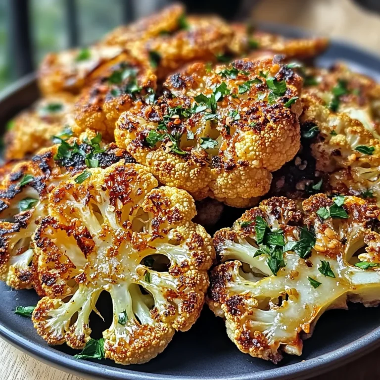 Crispy Baked Cauliflower Steaks