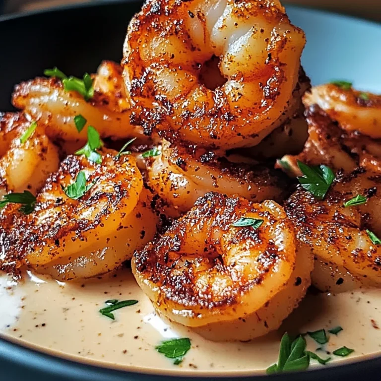 Crispy Cajun Shrimp with Creamy Sauce