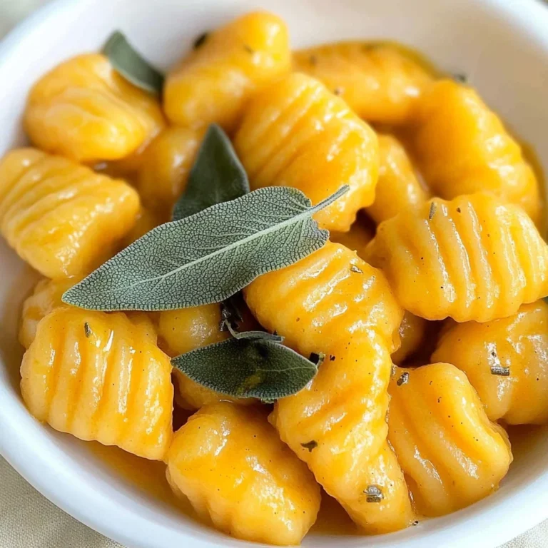 Easy Pumpkin Gnocchi