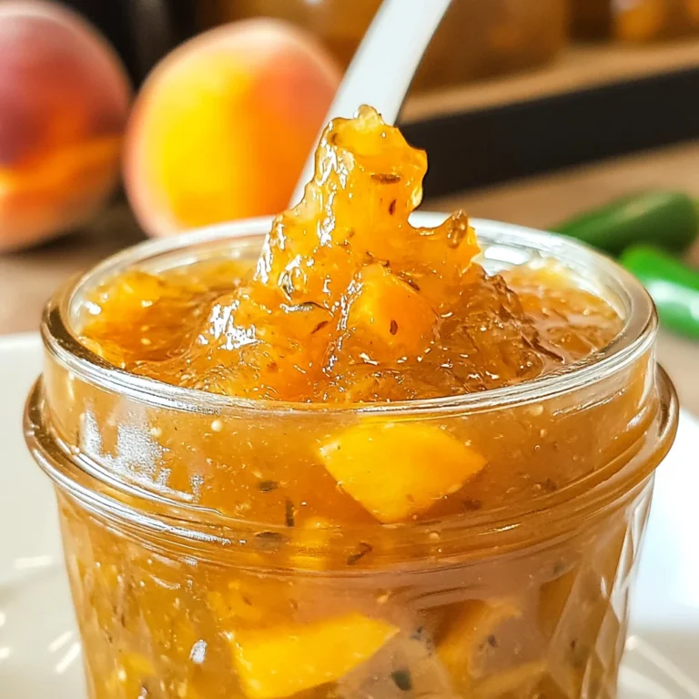 Peach Jalapeno Jam Recipe