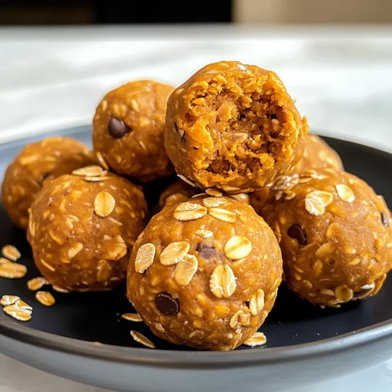 Pumpkin Protein Balls Recipe
