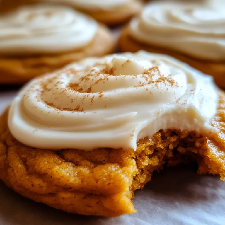 Pumpkin Sugar Cookies with Cream Cheese Frosting