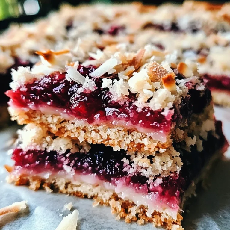 Raspberry Coconut Magic Bars