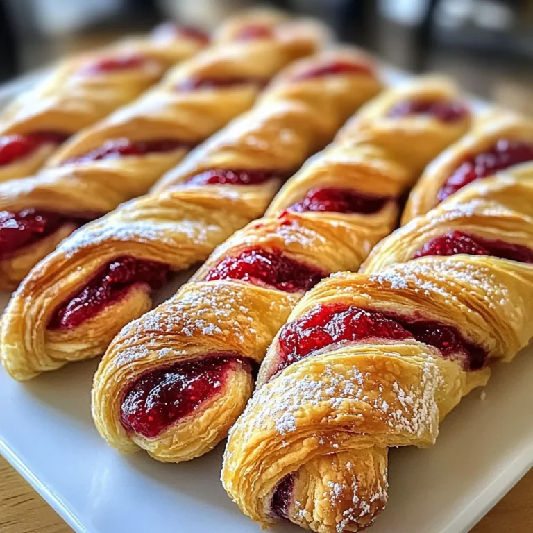 Raspberry Pastry Twists: Indulge in This Sweet Delight!