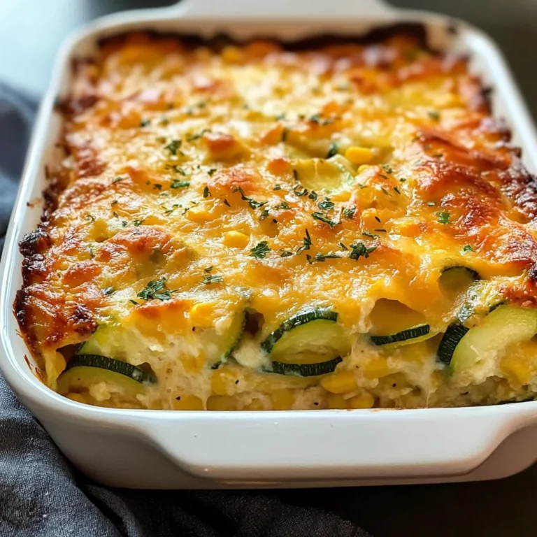 Savory Garden Zucchini Casserole - Alrightwithme