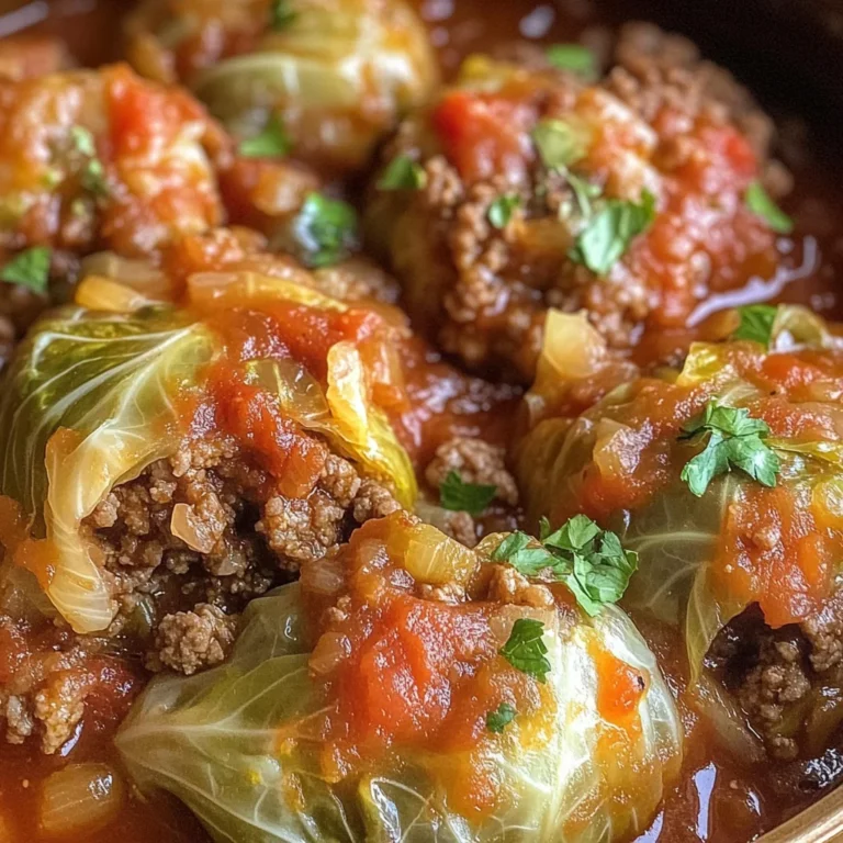 Slow Cooker Unstuffed Cabbage Rolls
