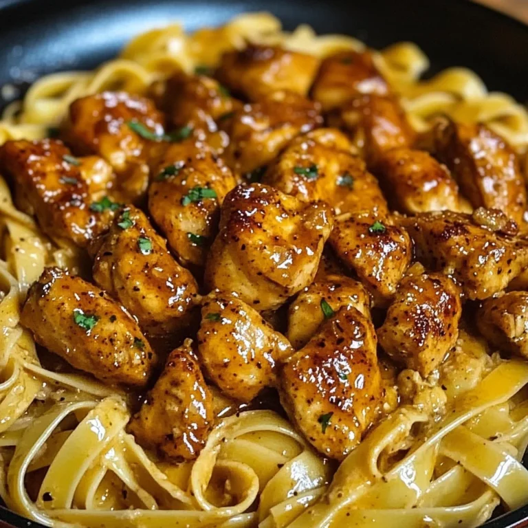 Spicy Cajun Honey Butter Chicken & Pasta