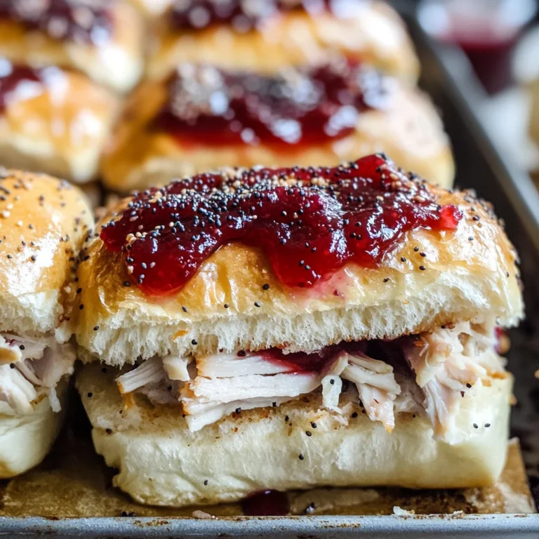 Turkey Cranberry Sliders